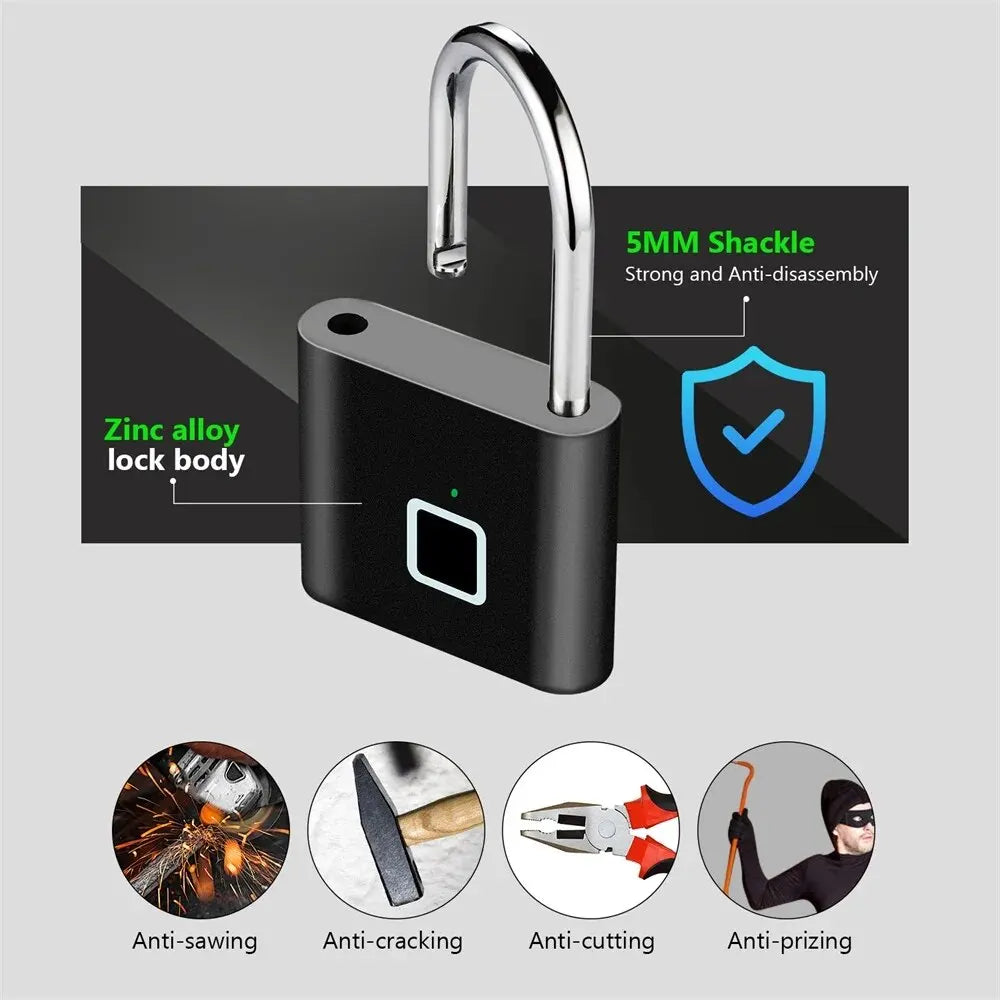 USB Charging Fingerprint Lock