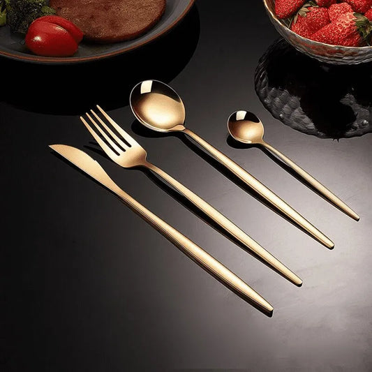 Gold Dinnerware Set