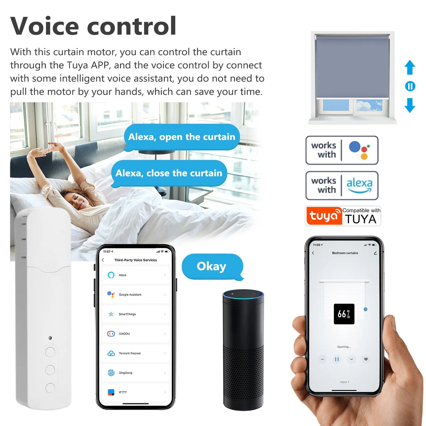 WIFI Smart Electric Curtain Motor