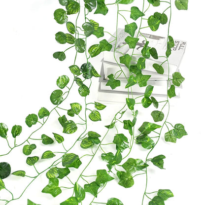 Artificial Green Ivy Leaf Garland